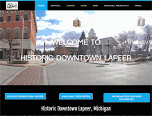 Tablet Screenshot of downtownlapeer.com
